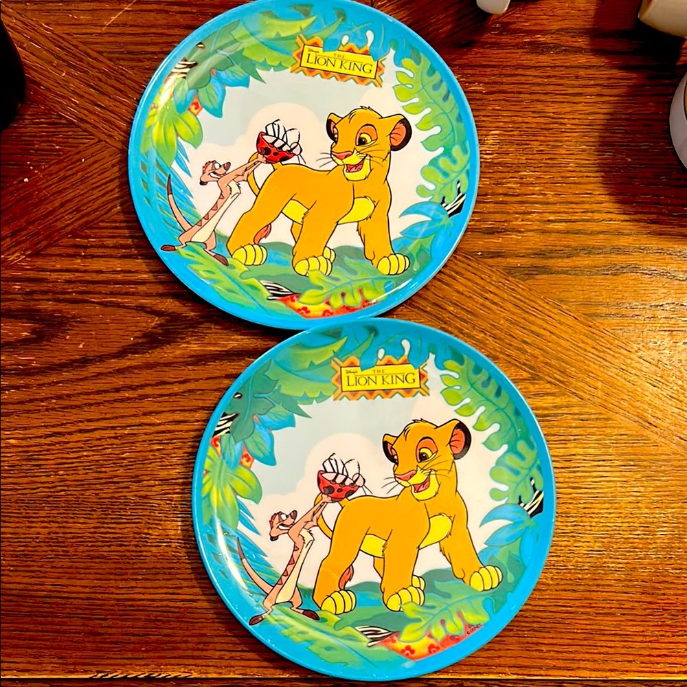 Lion King Themed Plates